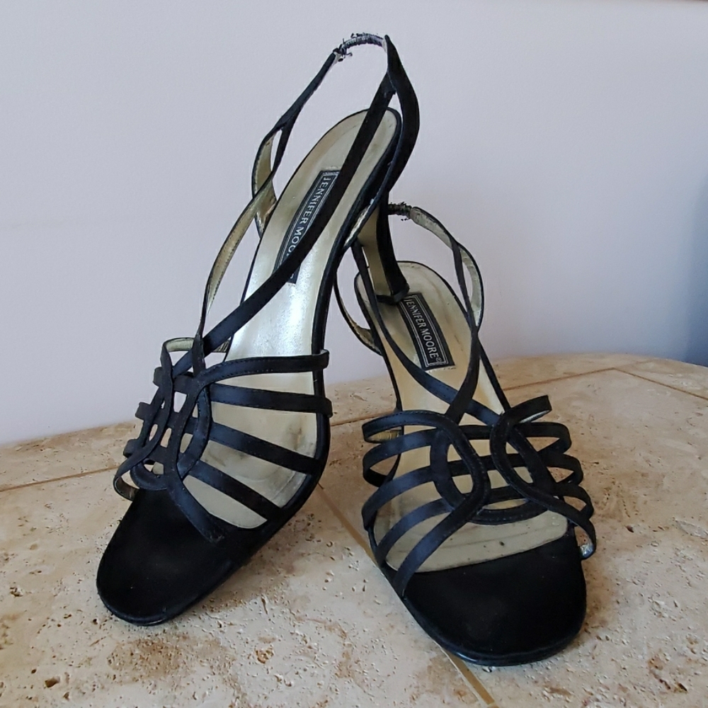 Jennifer Moore Strappy Dress Sandals w/heel